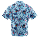 Stitch Pattern Lilo & Stitch Button Up Hawaiian Shirt