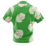 Lilo Green Dress Pattern Lilo & Stitch Button Up Hawaiian Shirt