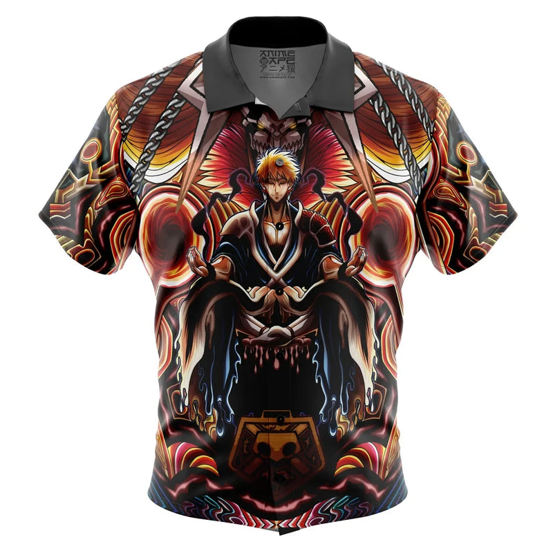 Trippy Kurosaki Ichigo TYBWA Bleach Button Up Hawaiian Shirt