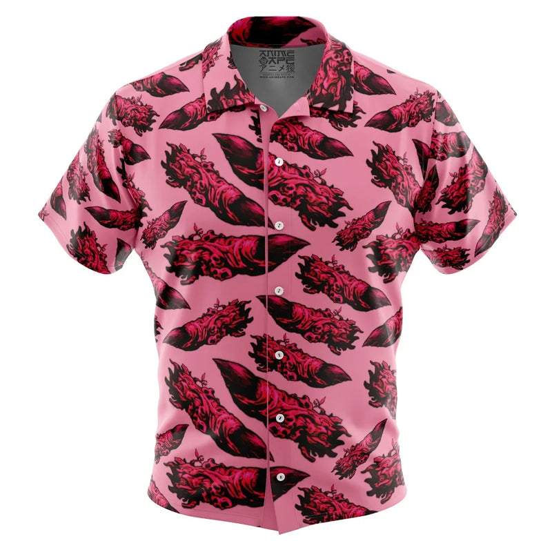 Sukuna’s Fingers Jujutsu Kaisen Button Up Hawaiian Shirt