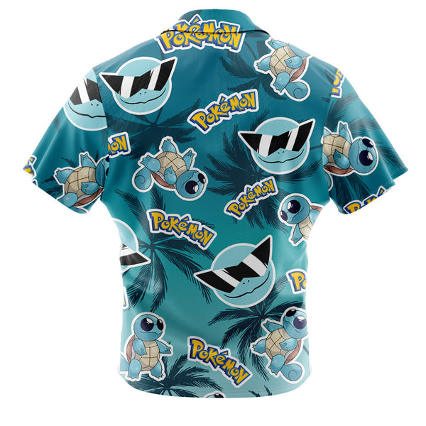 Squirtle Squad V2 Sunglasses Pokemon Button Up Hawaiian Shirt