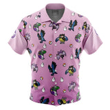 Flying Type Pattern Pokemon Button Up Hawaiian Shirt