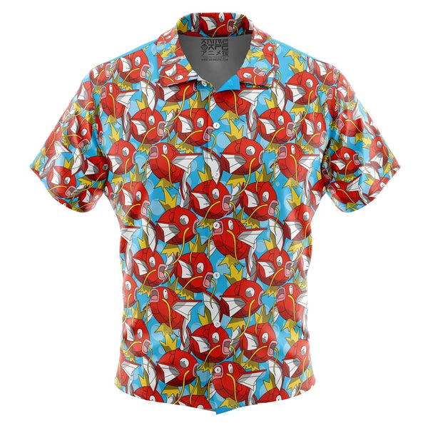 Magikarp Pokemon Button Up Hawaiian Shirt