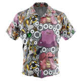 Normal Type Pokemon Pokemon Button Up Hawaiian Shirt