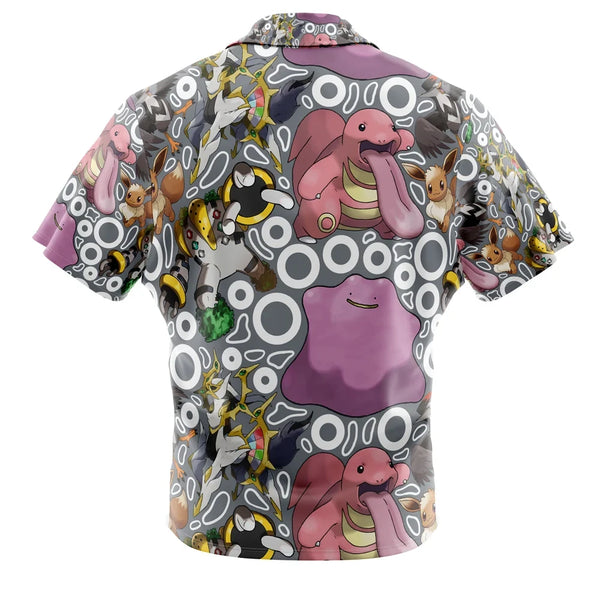 Normal Type Pokemon Pokemon Button Up Hawaiian Shirt