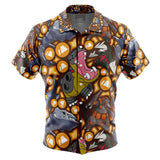 Bug Type Pokemon Pokemon Button Up Hawaiian Shirt