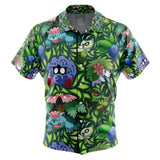 Grass Type Pokemon Pokemon Button Up Hawaiian Shirt