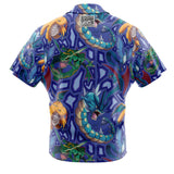 Flying Type Pokemon Pokemon Button Up Hawaiian Shirt