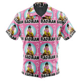 Vegeta Pink Badman Dragon Ball Z Button Up Hawaiian Shirt