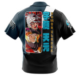 Uzui Tengen Demon Slayer Button Up Hawaiian Shirt