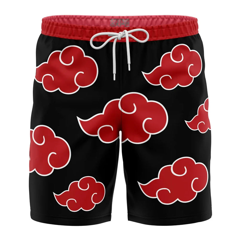 Naruto Akatsuki Board Shorts Swim Trunks