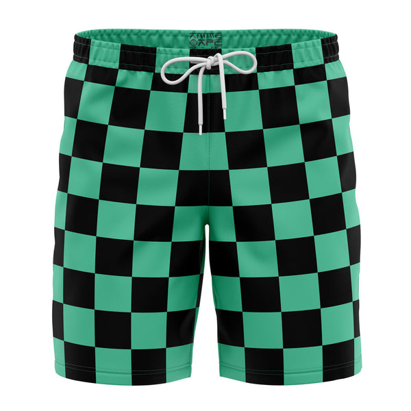 Tanjiro Kamado Demon Slayer Board Shorts Swim Trunks