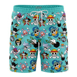 Strawhats Jolly Roger OP Pirates Board Shorts Swim Trunks