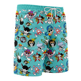 Strawhats Jolly Roger OP Pirates Board Shorts Swim Trunks