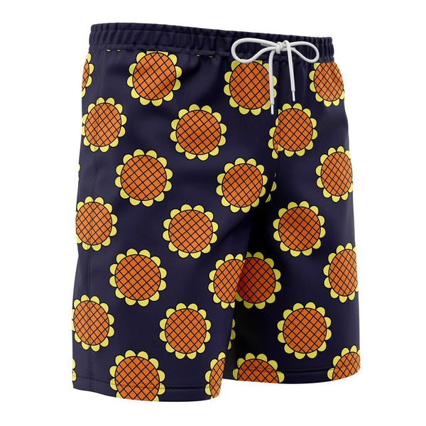 Monkey D. Luffy Dressrosa OP Pirates Board Shorts Swim Trunks