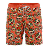 Bowser Super Mario Board Shorts Swim Trunks