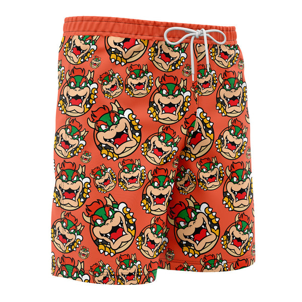 Bowser Super Mario Board Shorts Swim Trunks