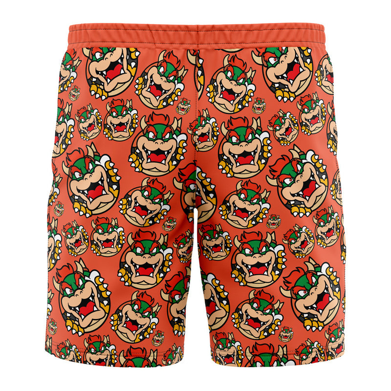 Bowser Super Mario Board Shorts Swim Trunks