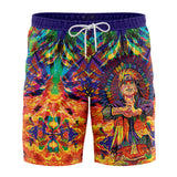 Trippy Naruto Board Shorts Swim Trunks