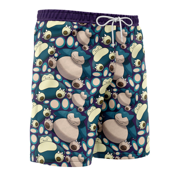 Snorlax Pokemon Board Shorts Swim Trunks