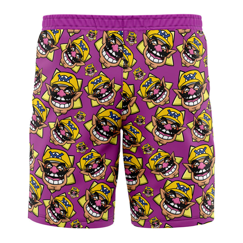 Wario Super Mario Board Shorts Swim Trunks