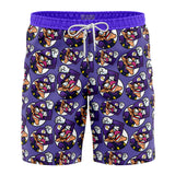 Waluigi Super Mario Board Shorts Swim Trunks