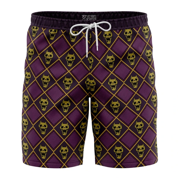 Yoshikage Kira Killer Queen Jojo’s Bizarre Adventure Board Shorts Swim Trunks