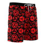 Sharingan Naruto Shippuden Board Shorts Swim Trunks