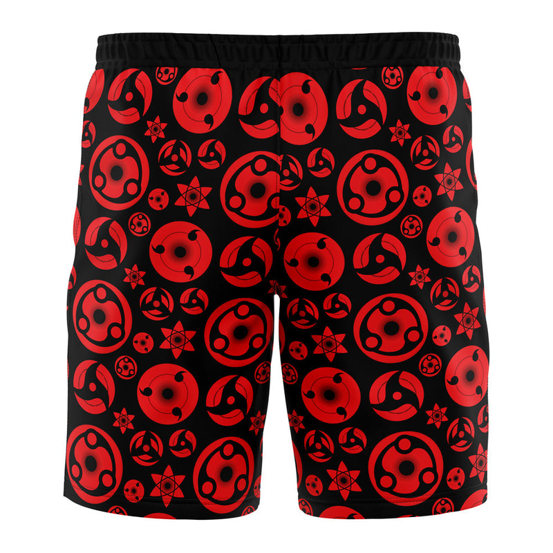 Sharingan Naruto Shippuden Board Shorts Swim Trunks