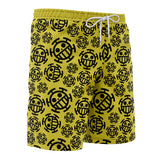 Trafalgar Law Jolly Roger OP Pirates Board Shorts Swim Trunks