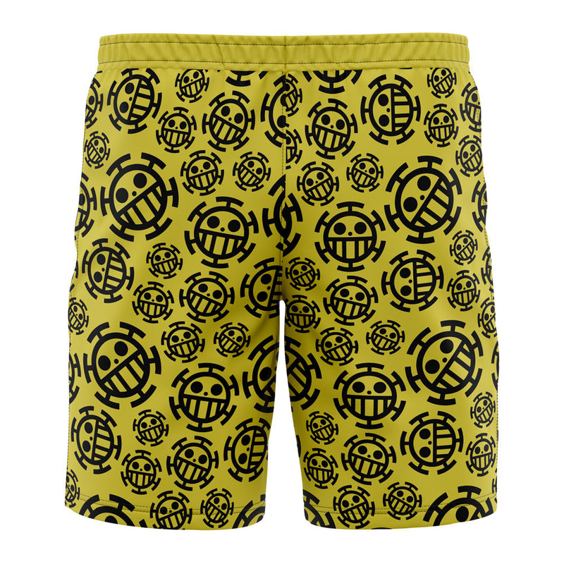 Trafalgar Law Jolly Roger OP Pirates Board Shorts Swim Trunks