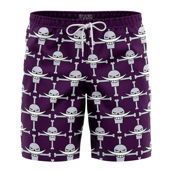 Whitebeard Jolly Roger OP Pirates Board Shorts Swim Trunks