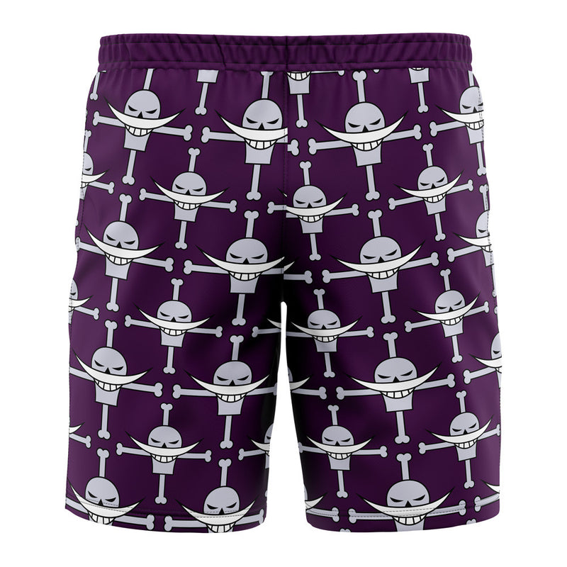 Whitebeard Jolly Roger OP Pirates Board Shorts Swim Trunks