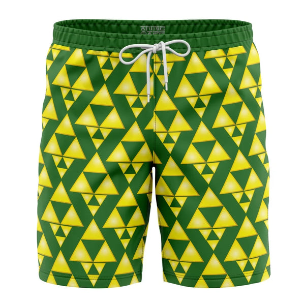 Tri Force The Legend of Zelda Board Shorts Swim Trunks