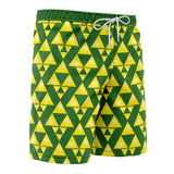 Tri Force The Legend of Zelda Board Shorts Swim Trunks