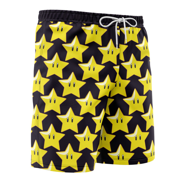 Super Star Super Mario Board Shorts Swim Trunks