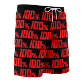 100% Mob Pyscho 100 Board Shorts Swim Trunkss