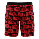 100% Mob Pyscho 100 Board Shorts Swim Trunkss