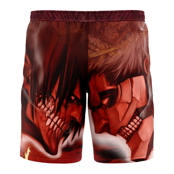 Burning Attack on Titan Board Shorts Swim Trunks