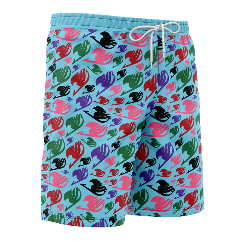 Fairy Tail Insignia Fairy Tail Board Shorts Swim Trunks