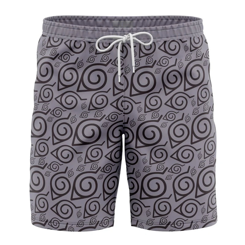 Konoha Naruto Shippuden Board Shorts Swim Trunks