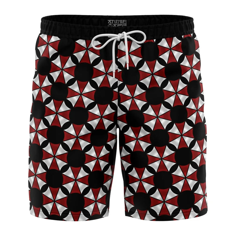 Umbrella Corporation Resident Evil Board Shorts Swim Trunks