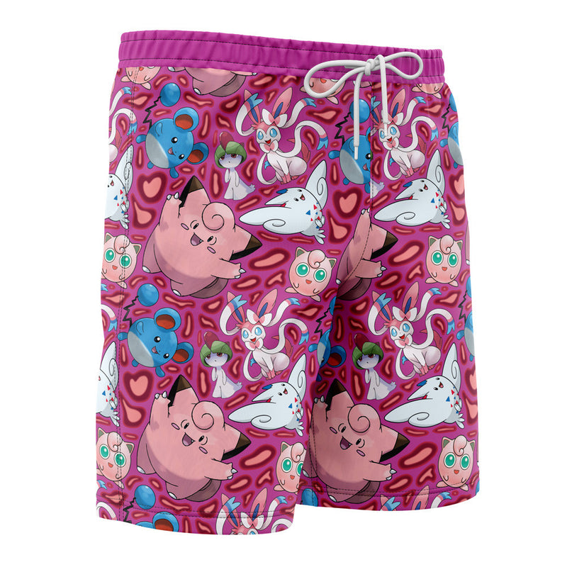 Fairy Type Pokemon Pokemon Board Shorts Swim Trunks