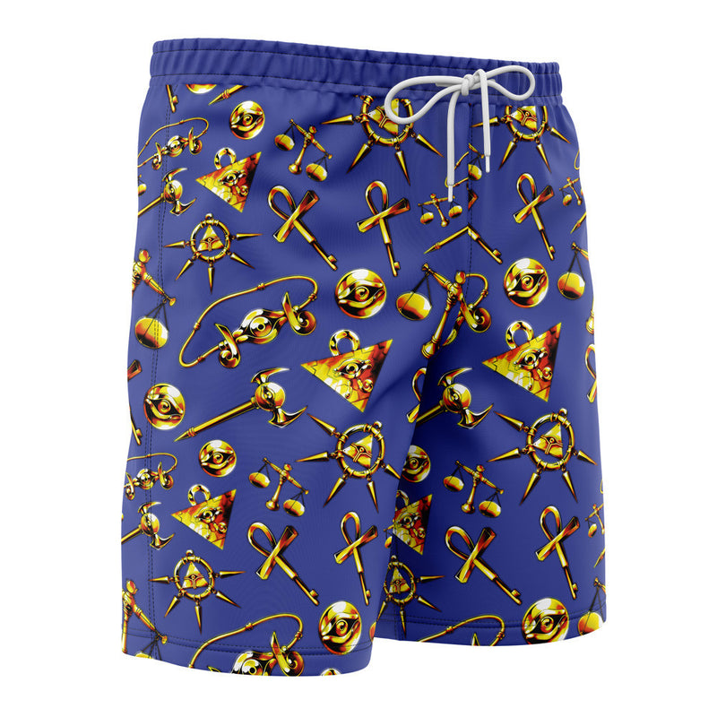 Millenium Items YuGiOh Board Shorts Swim Trunks