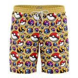 Poke Balls Pokemon Board Shorts Swim Trunks