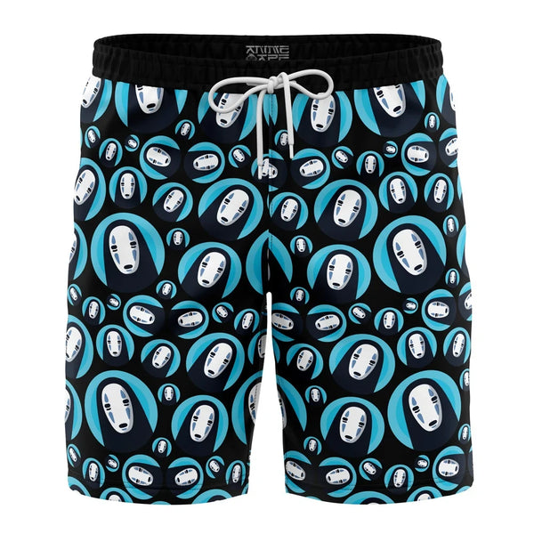 No Face Spirited Away Board Shorts Swim Trunks