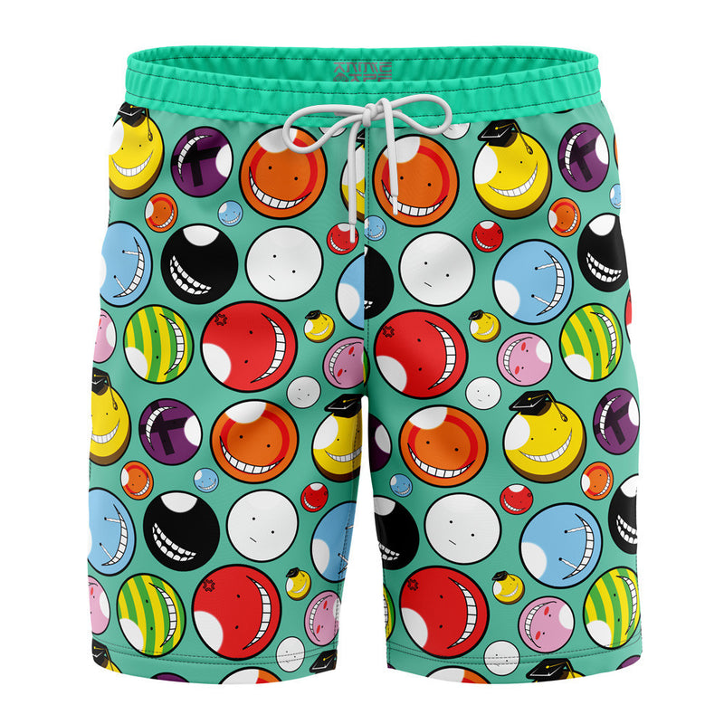 Koro-sensei Expressions Assassination Classroom Board Shorts Swim Trunks