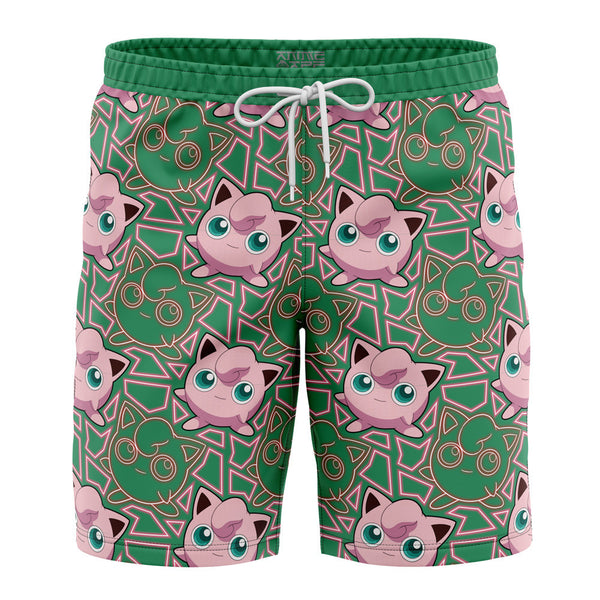 Jigglypuff Pokemon Board Shorts Swim Trunks