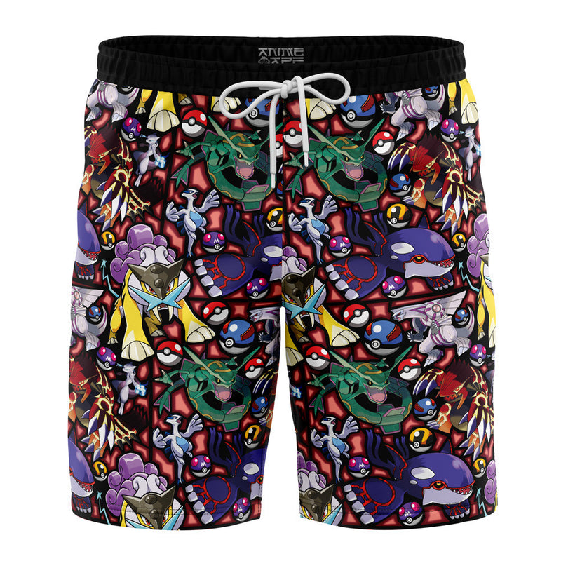 Legendary Pokemon Pokemon Board Shorts Swim Trunks