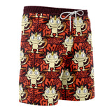 Meowth Pokemon Board Shorts Swim Trunks